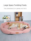 Coussin Panier Luxe pour Chien et Chat – Mousse Haute Résilience Imperméable