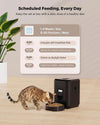 Distributeur Automatique de Croquettes 2L pour Chien et Chat – Programmable WiFi et Caméra