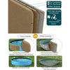 Piscine Pliable pour Chien – Baignoire Portable Extérieure