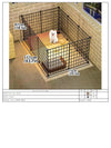 Parc intérieur pour chien - barrière modulable pour petits chiens