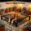 Lit Surélevé Respirant pour Chien – Intérieur et Extérieur