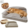 Canapé-Lit Orthopédique pour Chien – Flanelle Veloutée Toutes Saisons