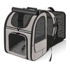 Mochila expandible para gatos y perros pequeños: transpirable y plegable