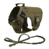 Kit Tactique Militaire pour Chien – Harnais, Collier, Laisse et Pochettes MOLLE
