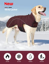 Manteau Imperméable pour Chien - Veste d'Hiver Chaude avec Bandes Réfléchissantes