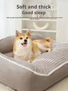 Canapé-Lit Orthopédique pour Chien – Flanelle Veloutée Toutes Saisons
