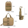 Kit Tactique Militaire pour Chien – Harnais, Collier, Laisse et Pochettes MOLLE