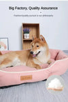 Coussin Panier Luxe pour Chien et Chat – Mousse Haute Résilience Imperméable