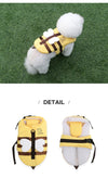 Gilet de Sauvetage pour Chien - Maillot de Bain – Motif Abeille Été