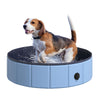 Piscine Pliable PawHut pour Chien et Chat – PVC Antidérapant Ø 80 cm Bleu